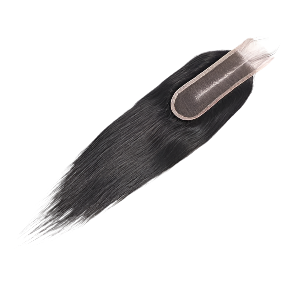 14-20 Inches 2" x 6" Straight HD Lace Closure #1B Natural Black