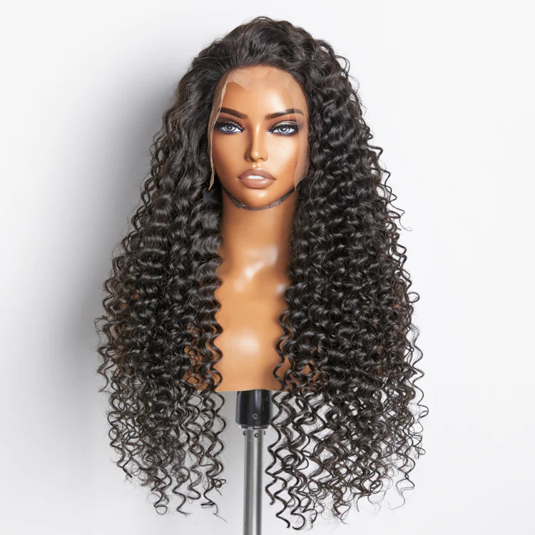 13x4 Full Frontal Lace Wig Deep Wave