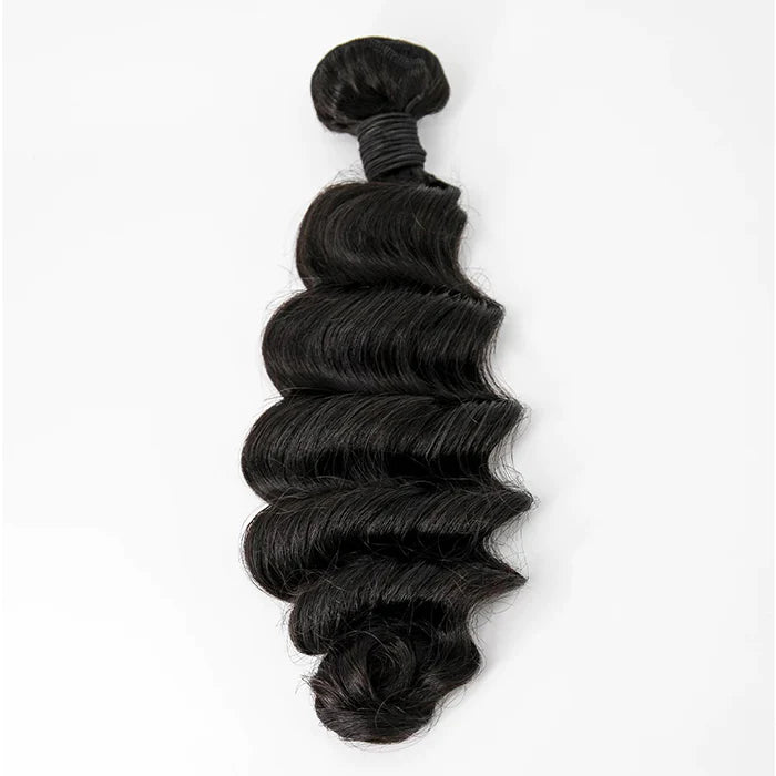 14-26 Inch Ocean Wavy Virgin Hair #1B Natural Black