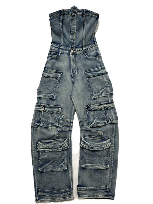 DENIM JUMPSUIT
